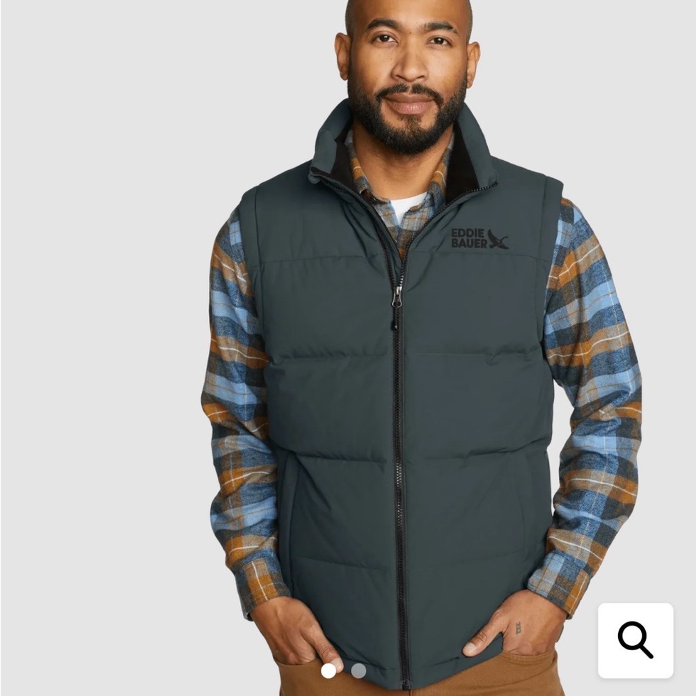 Eddie Bauer Men's Essential Down 550 Vest Size S